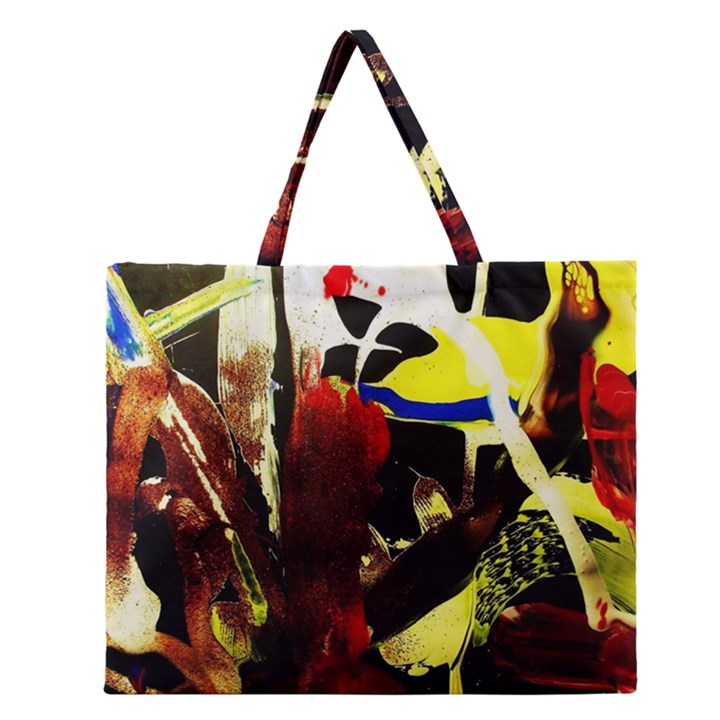 Drama 5 Zipper Large Tote Bag