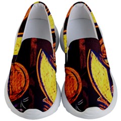 Cryptography Of The Planet Kid s Lightweight Slip Ons by bestdesignintheworld