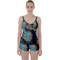 Blue Options 5 Tie Front Two Piece Tankini View1