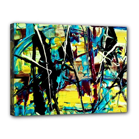 Dance Of Oil Towers 3 Canvas 16  X 12  by bestdesignintheworld