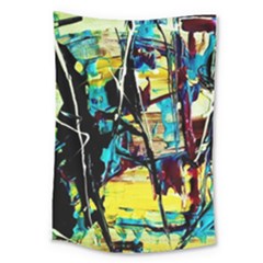 Dance Of Oil Towers 3 Large Tapestry by bestdesignintheworld