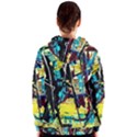 Dance Of Oil Towers 3 Women s Zipper Hoodie View2