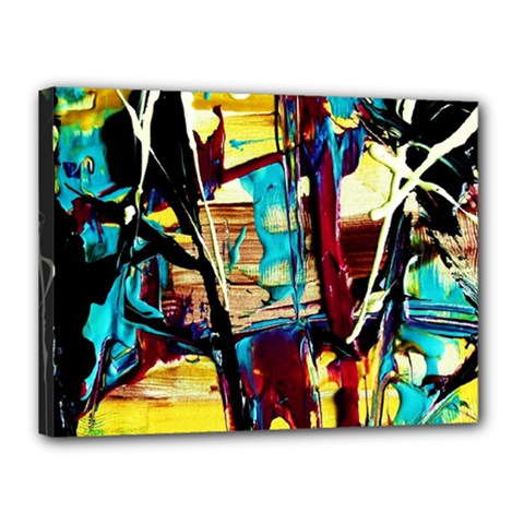 Dance Of Oil Towers 4 Canvas 16  X 12  by bestdesignintheworld