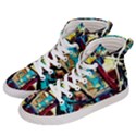 Dance Of Oil Towers 4 Women s Hi-Top Skate Sneakers View2