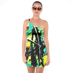 Dance Of Oil Towers 5 One Soulder Bodycon Dress by bestdesignintheworld