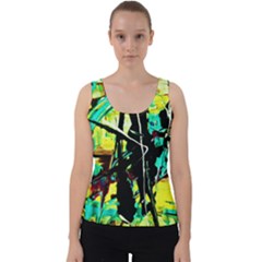 Dance Of Oil Towers 5 Velvet Tank Top by bestdesignintheworld