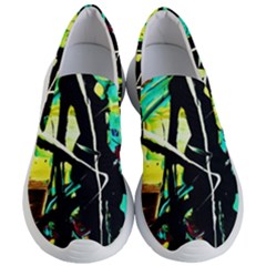 Dance Of Oil Towers 5 Women s Lightweight Slip Ons by bestdesignintheworld