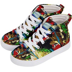 Catalina Island Not So Far 7 Kid s Hi-top Skate Sneakers by bestdesignintheworld