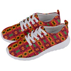 Tribal Shapes In Retro Colors                        Men s Lightweight Sports Shoes by LalyLauraFLM