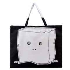 Drawing  Zipper Large Tote Bag by ValentinaDesign