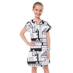 Drawing  Kids  Drop Waist Dress by ValentinaDesign