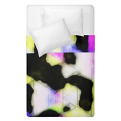 Watercolors Shapes On A Black Background                                   Duvet Cover (single Size) by LalyLauraFLM