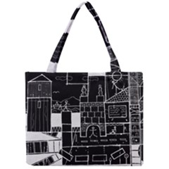 Drawing  Mini Tote Bag by ValentinaDesign