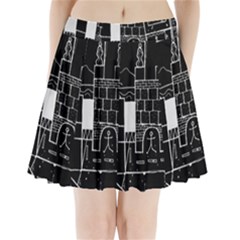 Drawing  Pleated Mini Skirt by ValentinaDesign