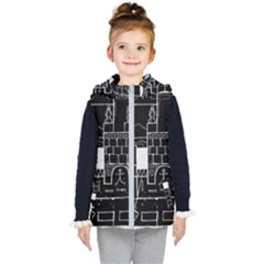 Drawing  Kid s Hooded Puffer Vest