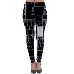 Drawing  Lightweight Velour Leggings by ValentinaDesign