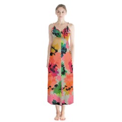 Colorful Spots                                   Chiffon Maxi Dress by LalyLauraFLM