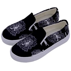 Drawing  Kids  Canvas Slip Ons by ValentinaDesign