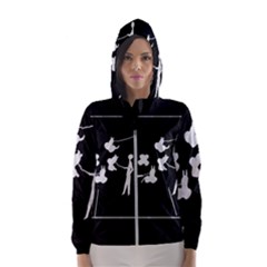 Drawing  Hooded Wind Breaker (women)