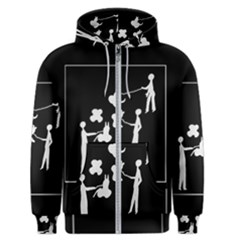 Drawing  Men s Zipper Hoodie