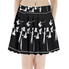 Drawing  Pleated Mini Skirt by ValentinaDesign