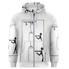 Drawing  Men s Zipper Hoodie