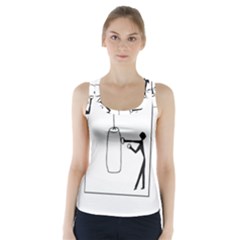 Drawing  Racer Back Sports Top by ValentinaDesign