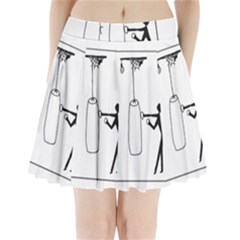 Drawing  Pleated Mini Skirt by ValentinaDesign