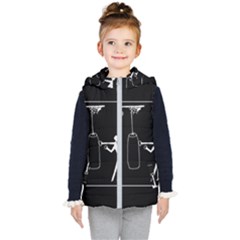 Drawing  Kid s Hooded Puffer Vest