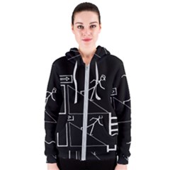 Drawing Women s Zipper Hoodie