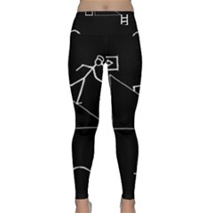 Drawing Classic Yoga Leggings by ValentinaDesign