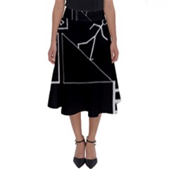 Drawing Perfect Length Midi Skirt