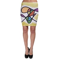 Abstract Art Colorful Bodycon Skirt by Modern2018