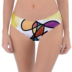 Abstract Art Colorful Reversible Classic Bikini Bottoms by Modern2018