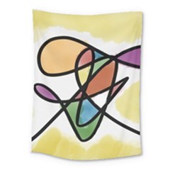 Abstract Art Colorful Medium Tapestry