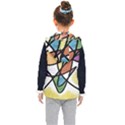 Abstract Art Colorful Kid s Hooded Puffer Vest View2