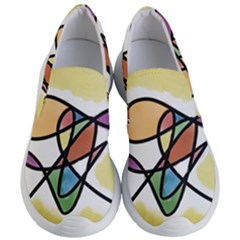 Abstract Art Colorful Women s Lightweight Slip Ons by Modern2018