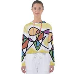 Abstract Art Colorful Women s Slouchy Sweat