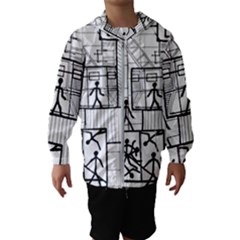 Drawing Hooded Wind Breaker (kids)