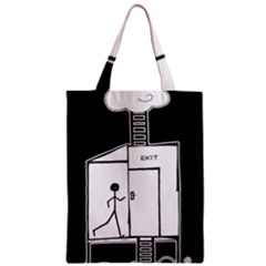 Drawing Zipper Classic Tote Bag by ValentinaDesign