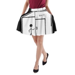 Drawing A-line Pocket Skirt by ValentinaDesign