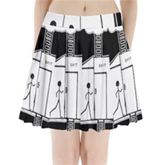 Drawing Pleated Mini Skirt by ValentinaDesign