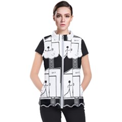 Drawing Women s Puffer Vest