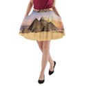 Ancient Archeology Architecture A-Line Pocket Skirt View1