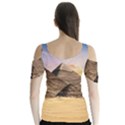 Ancient Archeology Architecture Butterfly Sleeve Cutout Tee  View2