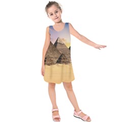 Ancient Archeology Architecture Kids  Sleeveless Dress by Modern2018