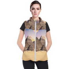 Ancient Archeology Architecture Women s Puffer Vest