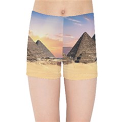 Ancient Archeology Architecture Kids Sports Shorts by Modern2018