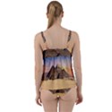 Ancient Archeology Architecture Twist Front Tankini Set View2