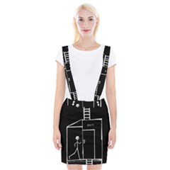 Drawing Braces Suspender Skirt by ValentinaDesign